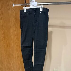 Black waxed Pants